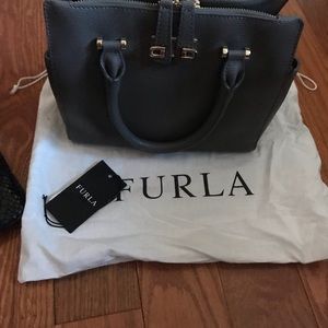 Furla leather tote